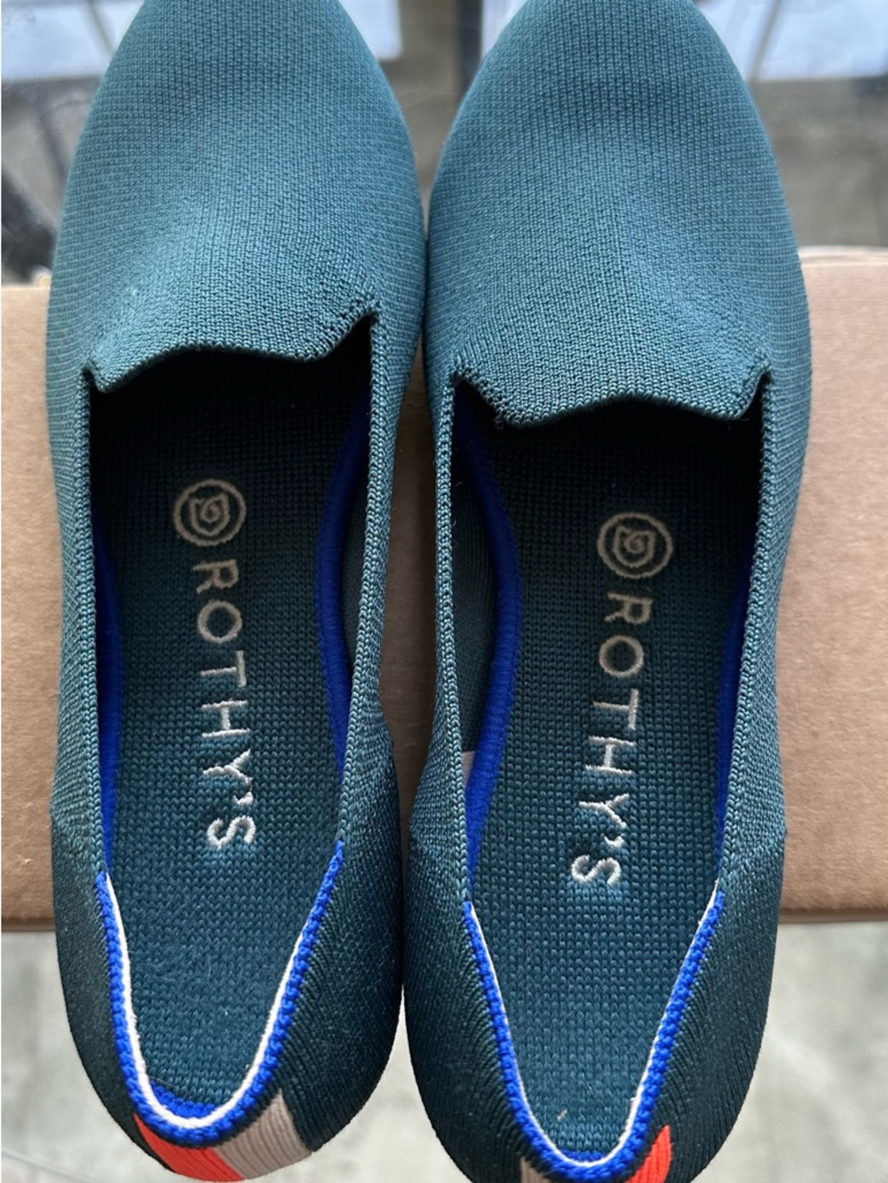 Rothy's Loafers in Teal Like New!!
